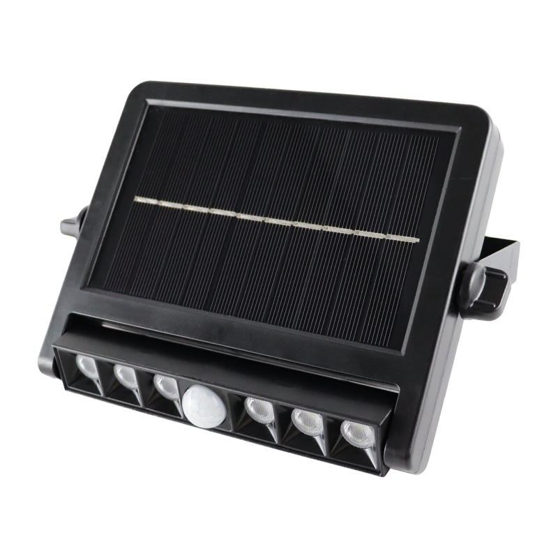 Lampa Solarna LED GERMINA 500 lm 6500K Czujnik Ruchu i Zmierzchu 1800 mAh