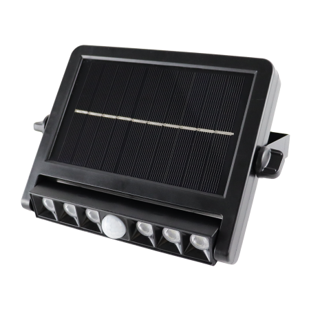 Lampa Solarna LED GERMINA 500 lm 6500K Czujnik Ruchu i Zmierzchu 1800 mAh