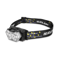 Latarka czołowa LED Germina czołówka do biegania lekka 1szt.