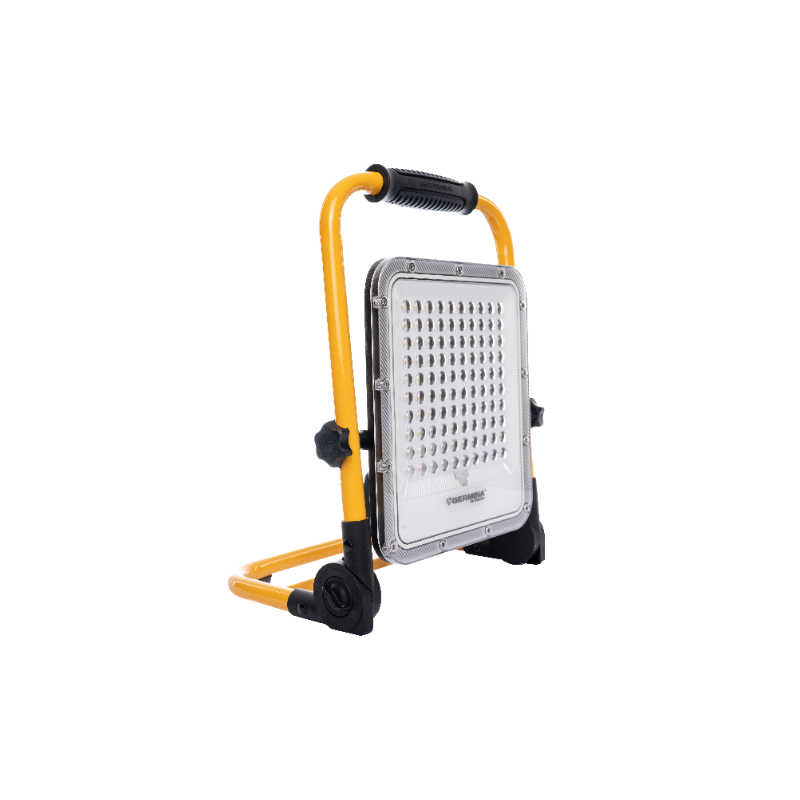 Naświetlacz LED 50W akumulatorowy Germina lampa przenośna + tryb migający 1szt