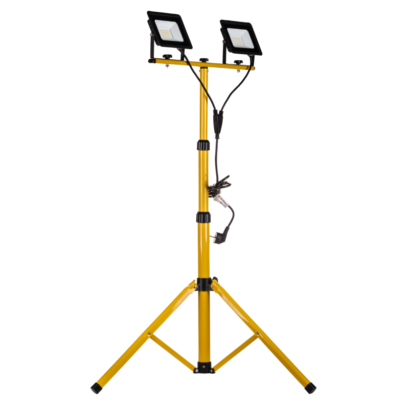 Naświetlacz LED Germina na statywie 2x30W barwa zimna IP65 1szt.