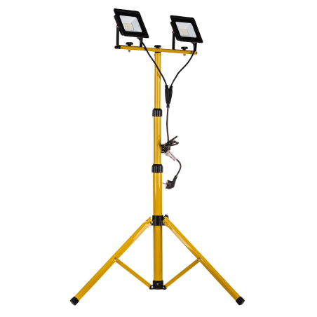 Naświetlacz LED Germina na statywie 2x30W barwa zimna IP65 1szt.