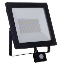 Naświetlacz LED 100W z Czujnikiem Ruchu IP65 lampa led zewnętrzna | Reflektor 11500lm