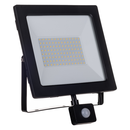 Naświetlacz LED 100W z Czujnikiem Ruchu IP65 lampa led zewnętrzna | Reflektor 11500lm