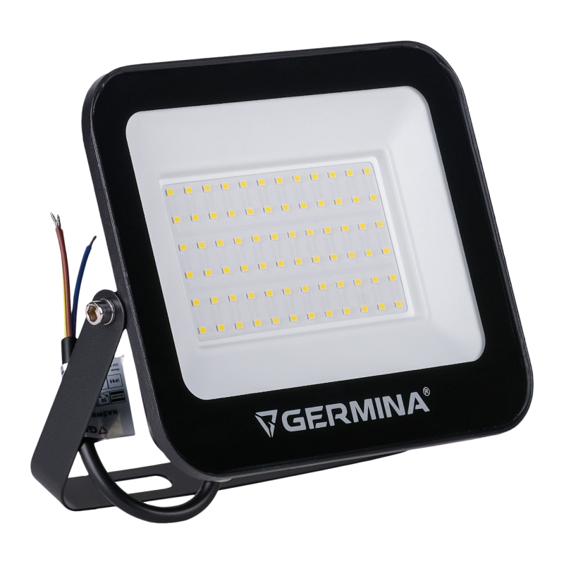Naświetlacz LED Germina 50W lampa zewnętrzna IP65 6400k 1szt.