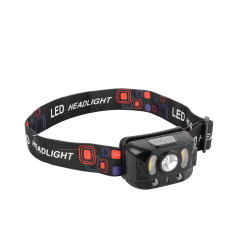 Latarka czołowa LED Germina czołówka do biegania bateryjna IP44 1szt.