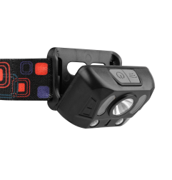 Latarka czołowa LED Germina czołówka do biegania bateryjna IP44 1szt.