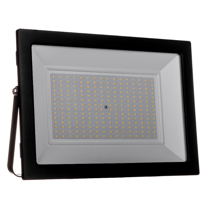 Naświetlacz LED 200W IP65 | Reflektor Przemysłowy Zewnętrzny 22500lm Czarny lampa zewnętrzna