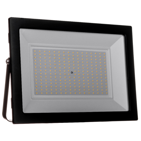 Naświetlacz LED 200W IP65 | Reflektor Przemysłowy Zewnętrzny 22500lm Czarny lampa zewnętrzna