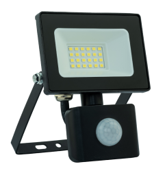 Naświetlacz LED Germina 20W z czujnikiem ruchu lampa zewnętrzna IP65 -1szt.