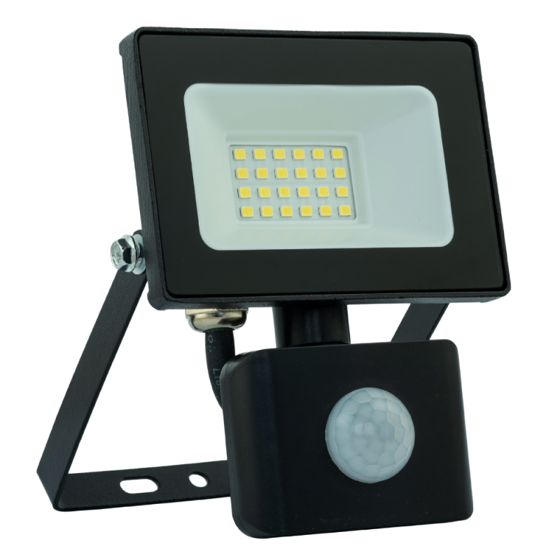 Naświetlacz LED Germina 20W z czujnikiem ruchu lampa zewnętrzna IP65 -1szt.