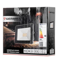 Naświetlacz LED Germina 20W lampa zewnętrzna IP65 1szt.