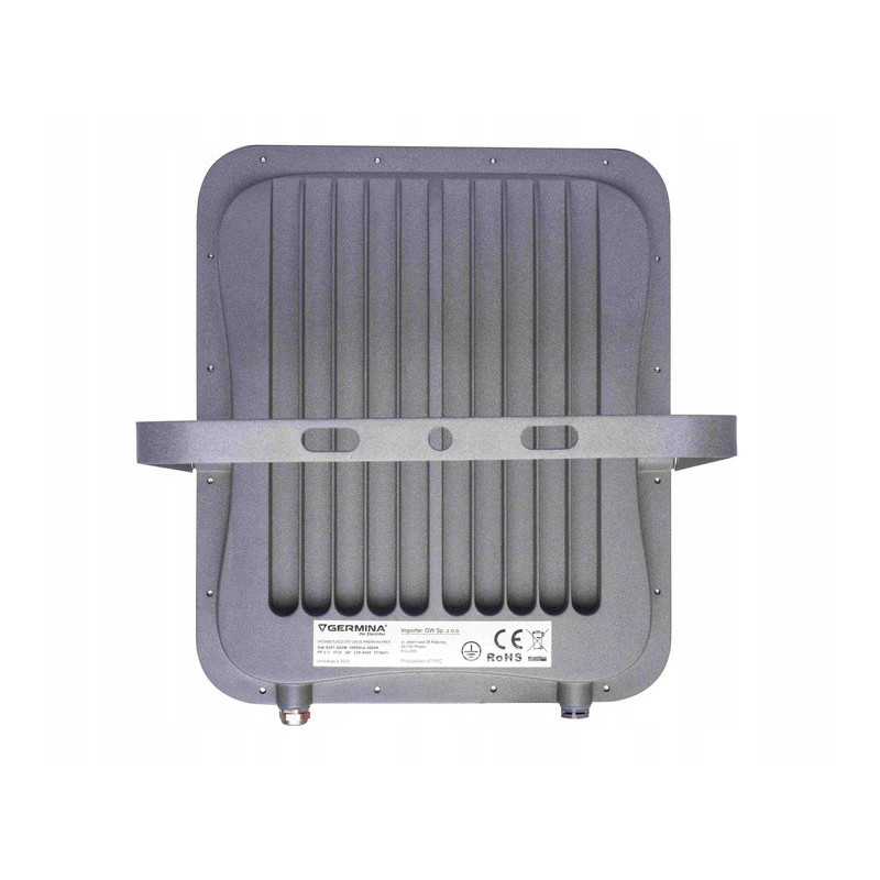 Naświetlacz LED 200W ARES Premium IP65 Germina 5000K 22000lm Szary reflektor lampa zewnętrzna
