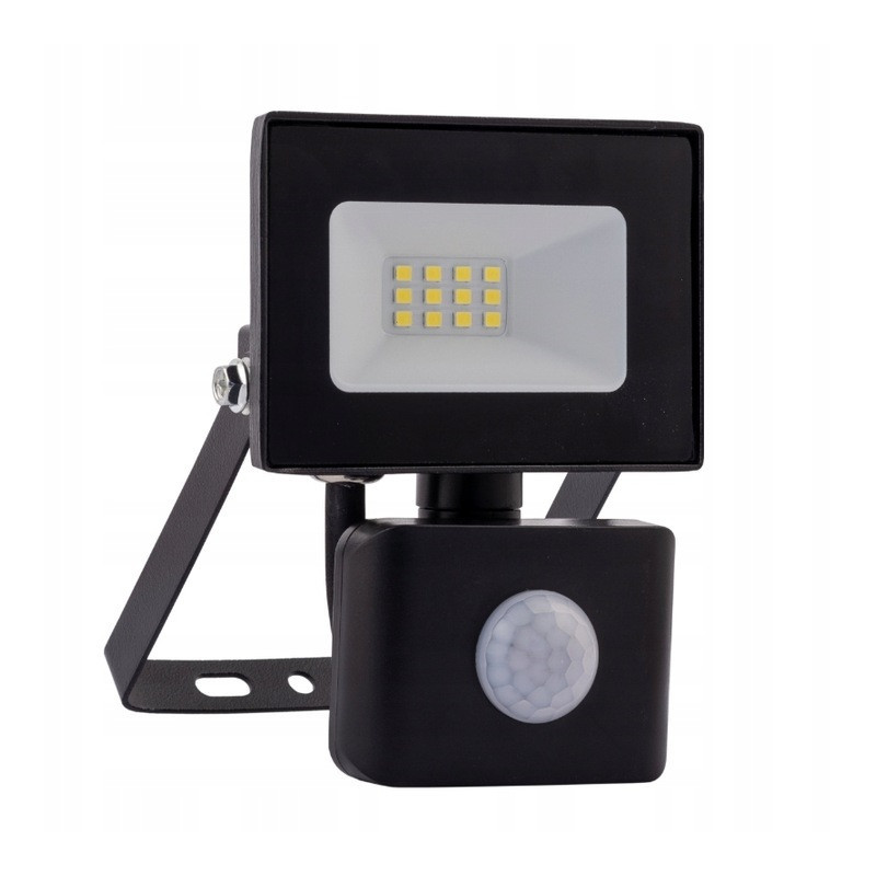 Naświetlacz ledowy 10W z czujnikem ruchu Crux