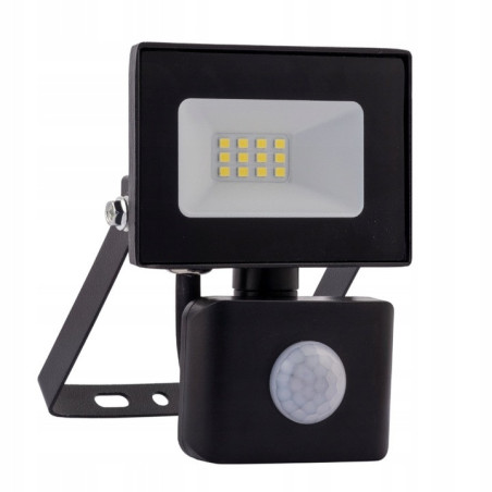 Naświetlacz ledowy 10W z czujnikem ruchu Crux
