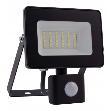 Naświetlacz ledowy 30W z czujnikem ruchu Crux