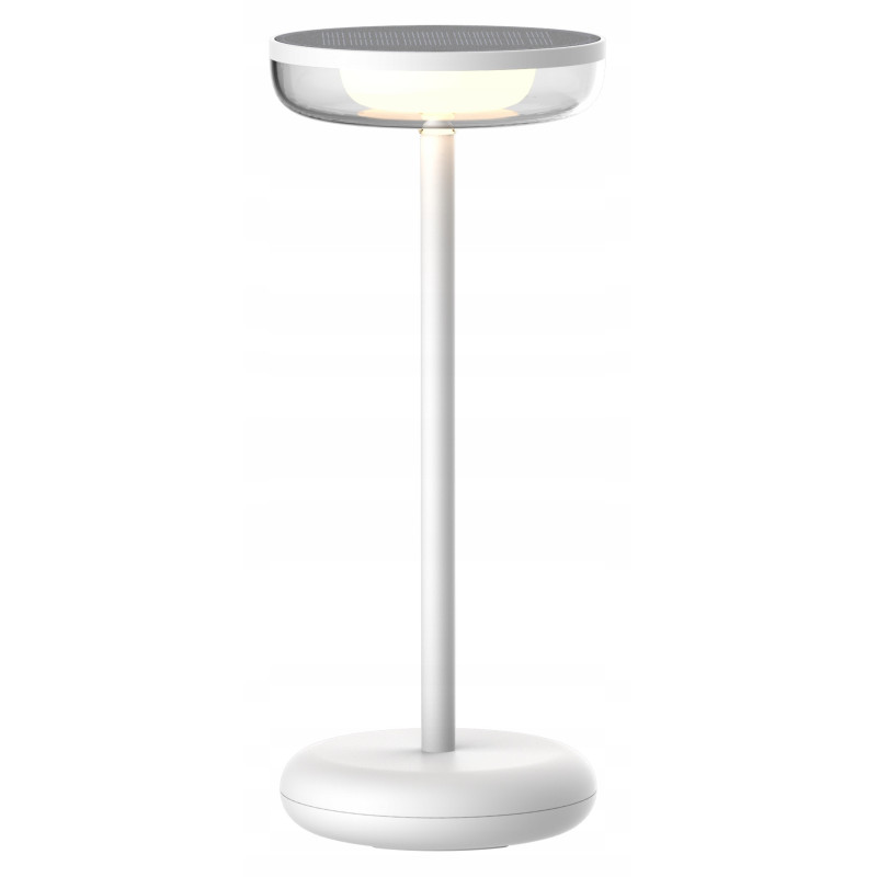 Lampa stołowa solarna LED 2700K USB-C dotykowa ściemniana IP44 GERMINA