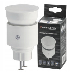Lampa wtykowa LED 10W 1000 lm do gniazdka | GERMINA