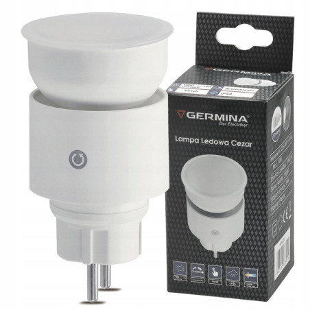 Lampa wtykowa LED 10W 1000 lm do gniazdka | GERMINA