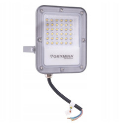 Naświetlacz LED 30W ARES z Czujnikiem Ruchu IP65 Germina 6000k reflektor lampa zewnętrzna