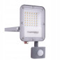 Naświetlacz LED 30W ARES z Czujnikiem Ruchu IP65 Germina 6000k reflektor lampa zewnętrzna