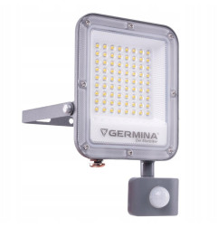 Naświetlacz LED 50W ARES IP65 Germina 6000K 5000lm Szary