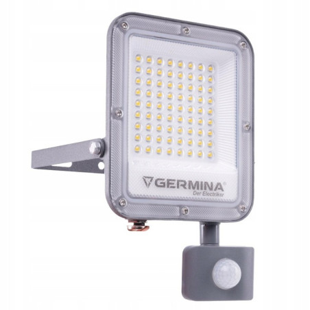 Naświetlacz LED 50W ARES IP65 Germina 6000K 5000lm Szary