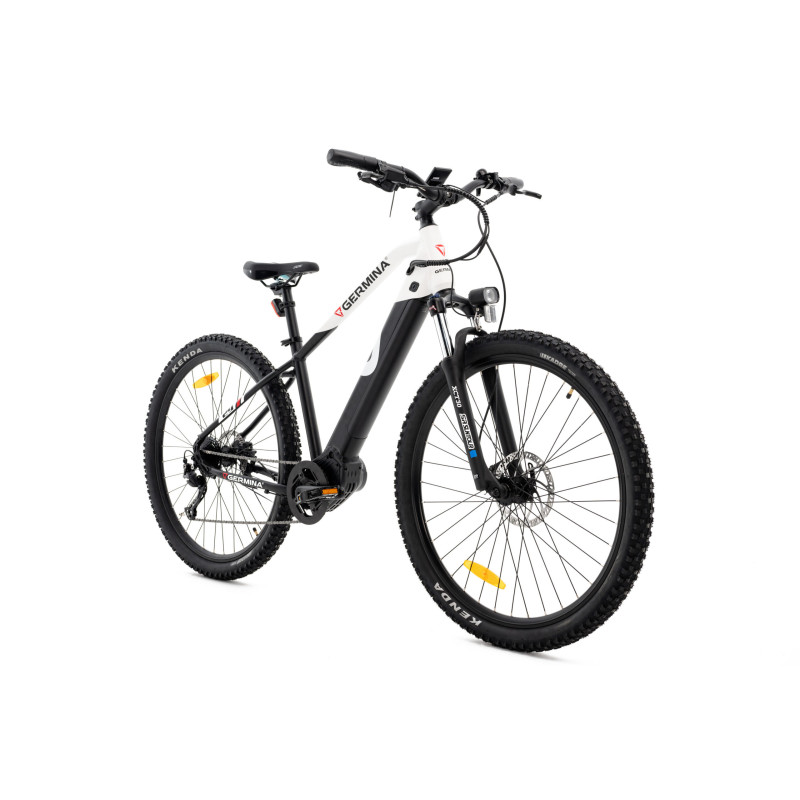 Rower elektryczny MTB 29" GERMINA ROWELE0009 – silnik centralny 250W, zasięg do 90 km