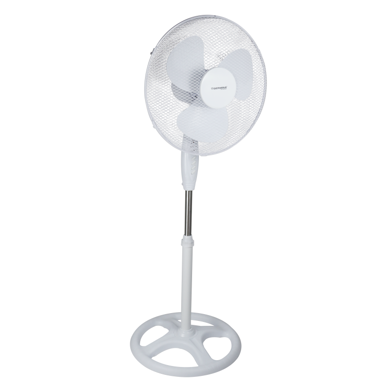 Wentylator podłogowy z pilotem 40W okrągła podstaw