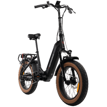 Rower elektryczny FATBIKE czarny