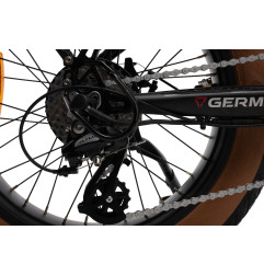 Rower elektryczny FATBIKE czarny