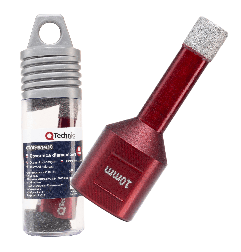 Otwornica diamentowa 10 mm QTechnic M14 do gresu i płytek