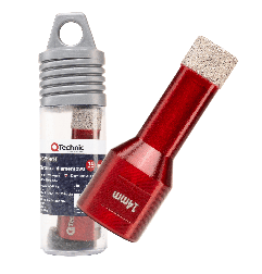Otwornica diamentowa 14 mm QTechnic M14 do gresu i płytek