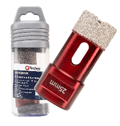 Otwornica diamentowa 25 mm QTechnic M14 do gresu i płytek