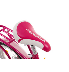 Rower dziecięcy 16 cali dla dziewczynki z koszykiem i bagażnikiem – rower z bocznymi kółkami