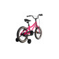 Ultra lekki rower dziecięcy 16" Germina – aluminiowy 6,8 kg, premium, różowy