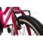 Ultra lekki rower dziecięcy 16" Germina – aluminiowy 6,8 kg, premium, różowy