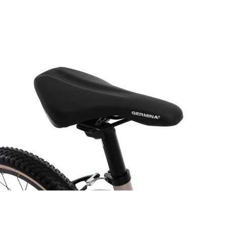 Ultra lekki rower dziecięcy 20" Germina – aluminiowy 8,6 kg, premium, srebrny