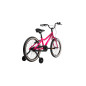 Ultra lekki rower dziecięcy 20" Germina – aluminiowy 8,6 kg, premium, różowy