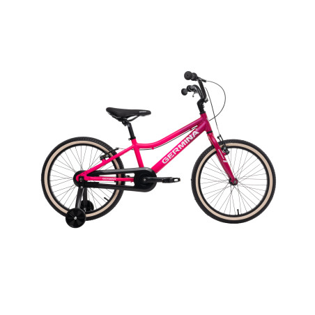 Ultra lekki rower dziecięcy 20" Germina – aluminiowy 8,6 kg, premium, różowy