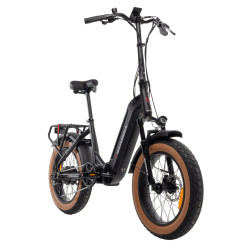 Rower elektryczny FATBIKE czarny