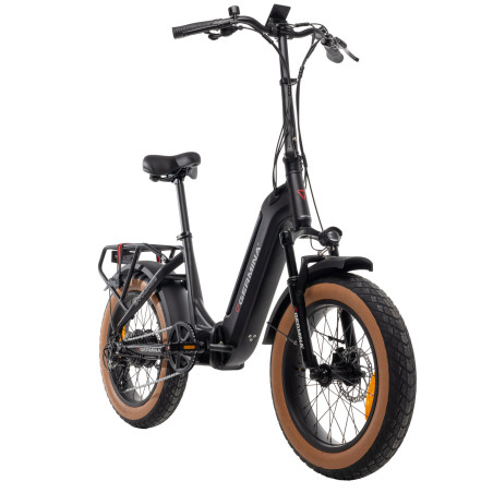 Rower elektryczny FATBIKE czarny