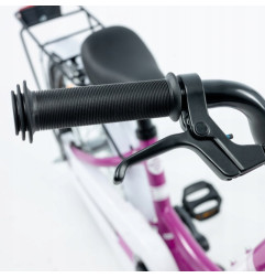 Rower dziecięcy 18" aluminiowa rama, bagażnik i hamulec torpedo