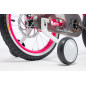 Rower dziecięcy 16" Magnesium z koszykiem, kółkami bocznymi i hamulcami tarczowymi Rower dziecięcy 16" Magnesium z koszykiem, kółkami bocznymi i hamulcami tarczowymi