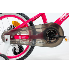 Rower dziecięcy 16" Magnesium z koszykiem i hamulcami tarczowymi