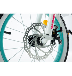 Rower dziecięcy 16" Magnesium z koszykiem i hamulcami tarczowymi
