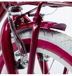Rower dziecięcy 18" Vintage z kółkami bocznymi i bagażnikiem