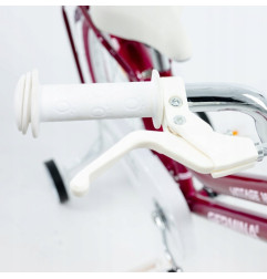 Rower dziecięcy 18" Vintage z kółkami bocznymi i bagażnikiem