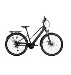 Rower elektryczny trekkingowy 28" GERMINA ROWELE0008 – silnik centralny 250W, zasięg do 90 km