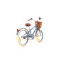 Rower dziecięcy 20" dla chłopca z koszykiem i stopką – styl vintage